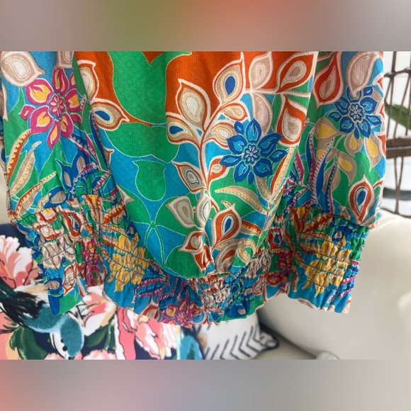 Rose & Olive Multicolor Floral Blouse - Picture 5 of 5